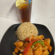 MEAL DEAL A. Sweet & Sour Chicken Egg Fried Rice Iced Lemon Tea 古鸡旦反