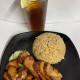 MEAL DEAL C. Honey Roasted Pork Egg Fried Rice Iced Lemon Tea 义反旦反